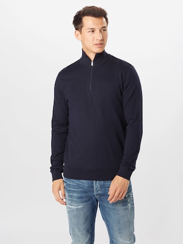 SELECTED HOMME Regular fit Sweater 'Berg' in Blue: front