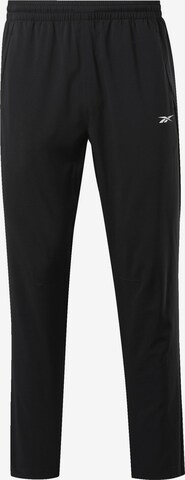 Loosefit Pantaloni sportivi 'Workout Ready' di Reebok in nero: frontale