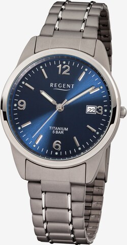 REGENT Analog Watch in Silver: front