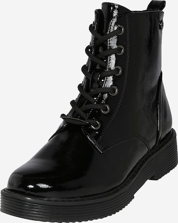 Xti Lace-up bootie in Black: front