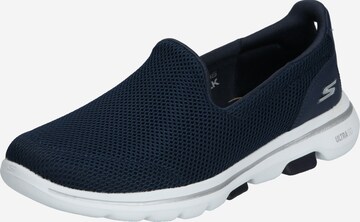 SKECHERS Slip-on 'Go Walk' in Blauw: voorkant