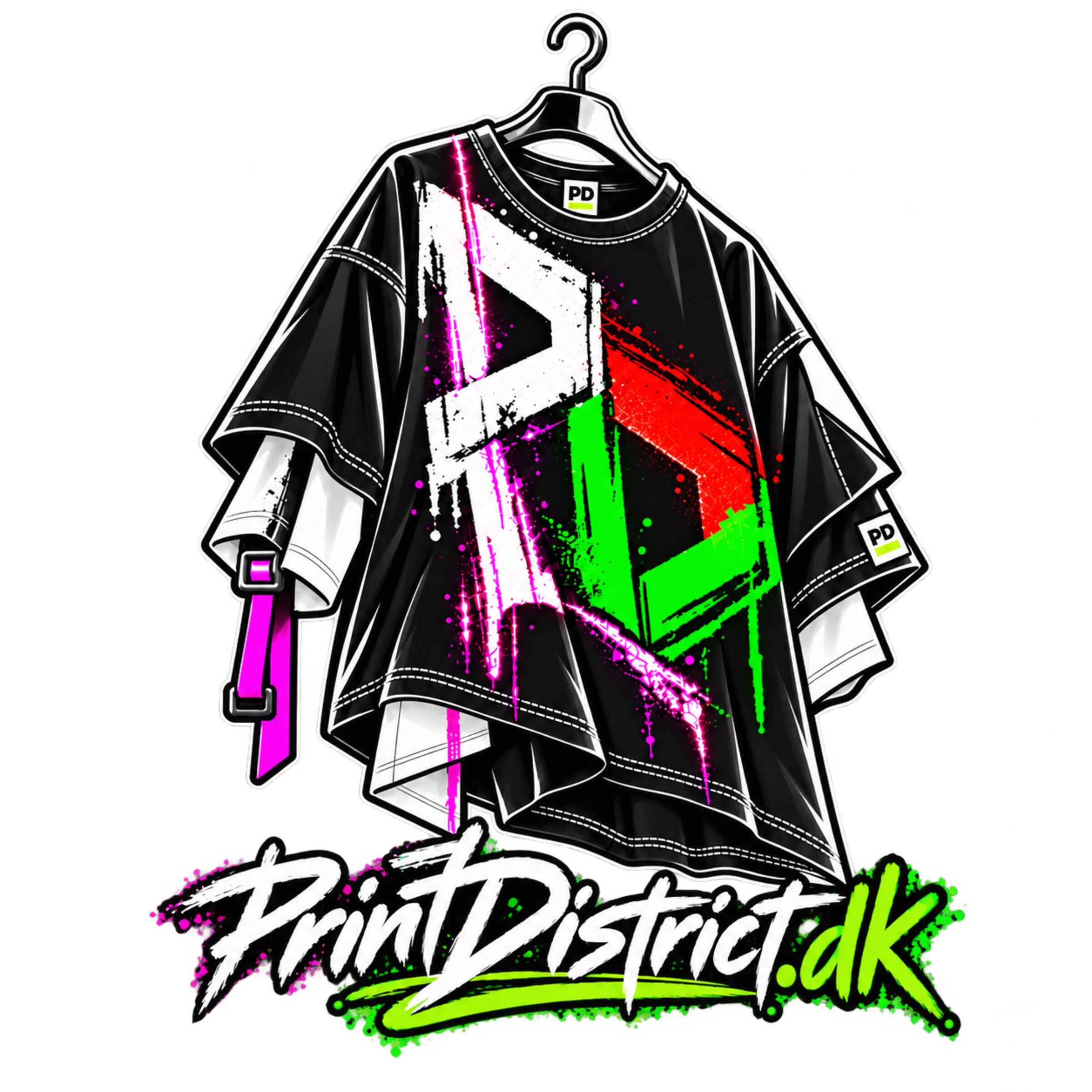 Printdistrict.dk Logo