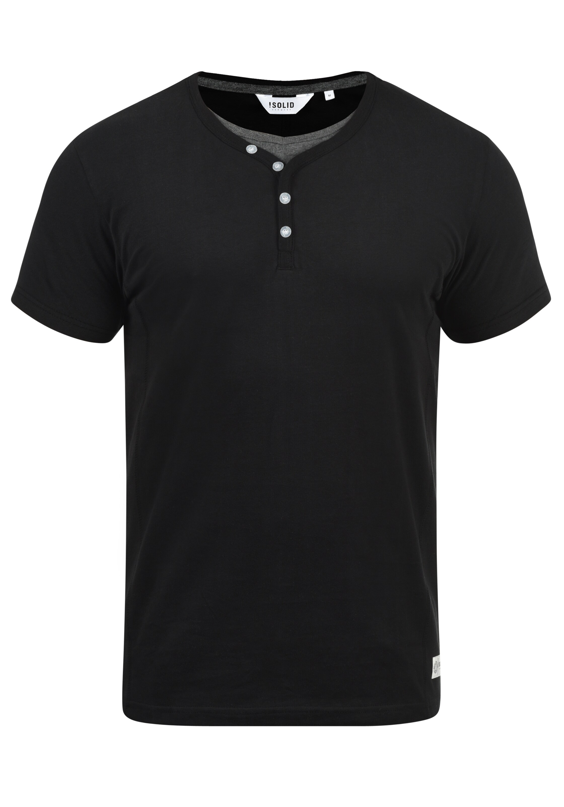 T-Shirt 'DORIAN' !Solid en noir : devant