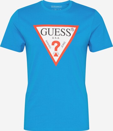GUESS Bluser & t-shirts i blå: forside