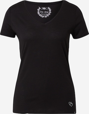 T-shirt 'Toast' Key Largo en noir : devant