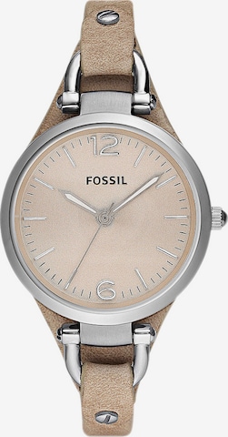 FOSSIL Analog Watch 'GEORGIA' in Beige: front