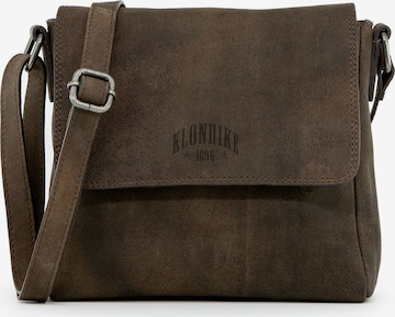 KLONDIKE 1896 Shoulder Bag 'Naika' in Brown: front
