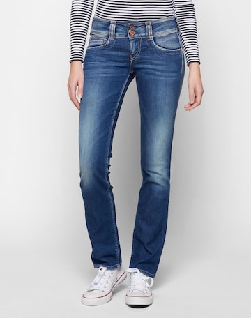 Pepe Jeans Slimfit Jeans 'Gen' in Blauw: voorkant