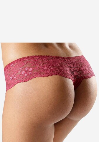 NUANCE Thong in Red: front