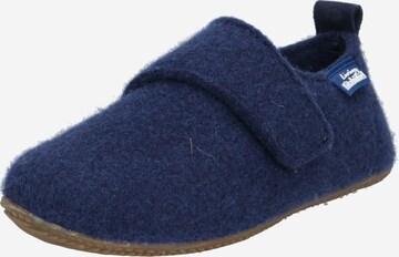 Living Kitzbühel Slippers in Blue: front