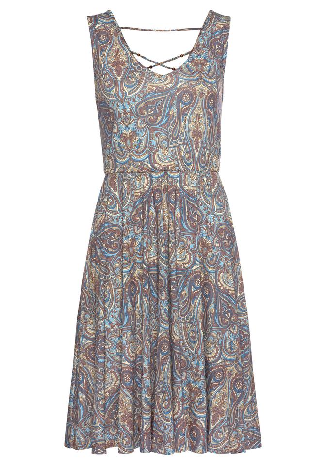 Plus size Odzież LASCANA Letnia sukienka w kolorze Mieszane Kolorym 