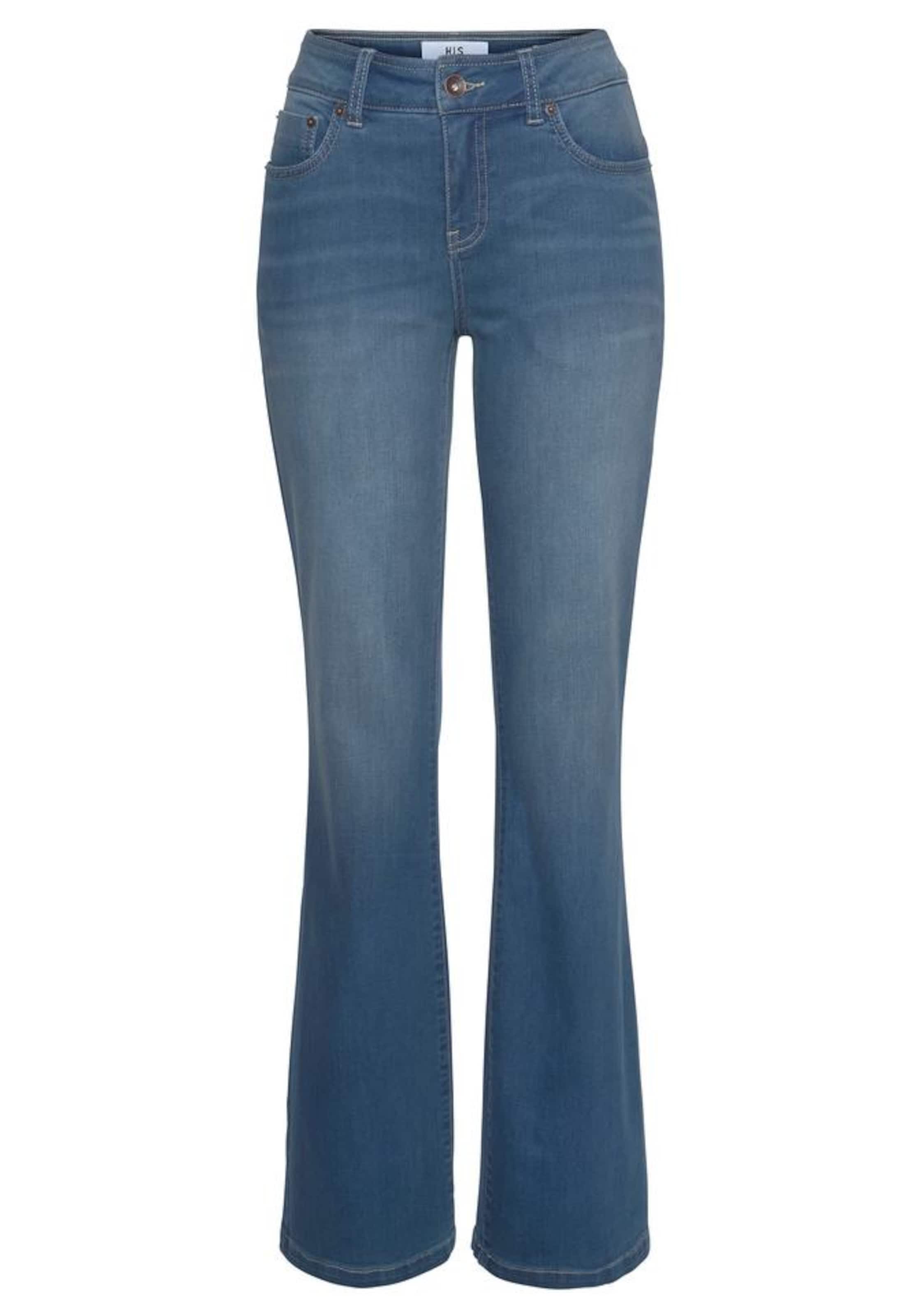 Frauen Jeans HIS JEANS Jeans in Blau - RF25924