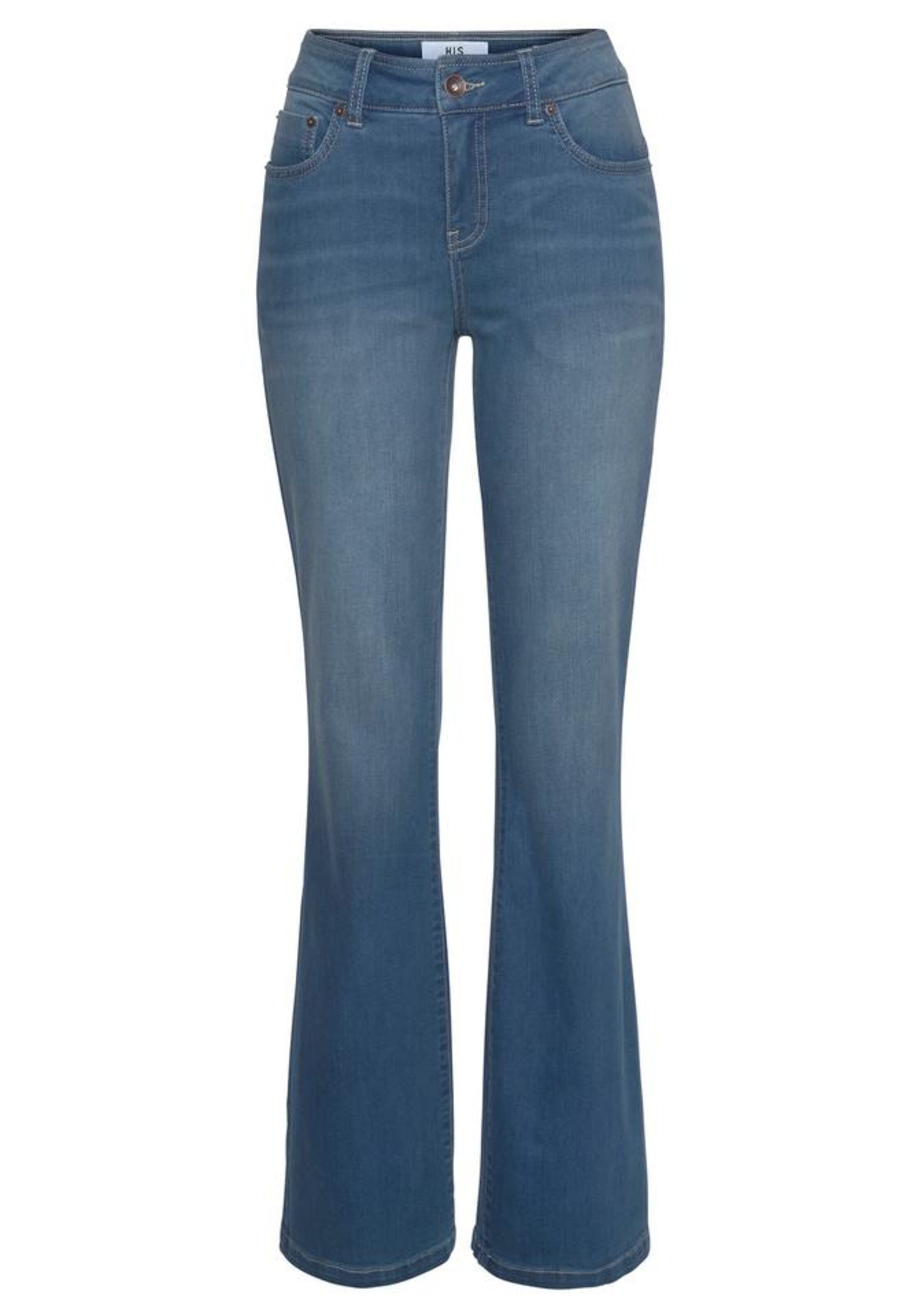 H.I.S Flared Jeans in Blau: Vorderseite
