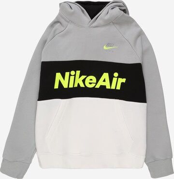 Nike Sportswear Regular Fit Sweatshirt 'Air PO' in Grau: predná strana