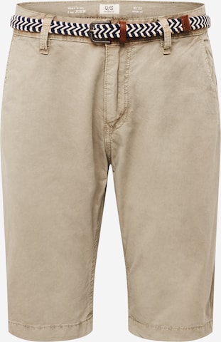 Q/S by s.Oliver Shorts 'John' in Beige: front