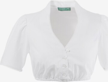 COUNTRY LINE Блузка от традиционного костюма в Белый: спереди
