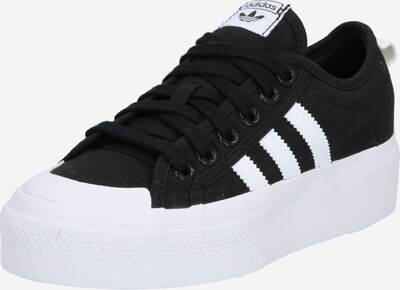 ADIDAS ORIGINALS Σνίκερ χαμηλό 'Nizza Platform' σε μαύρο / λευκό, Άποψη προϊόντος