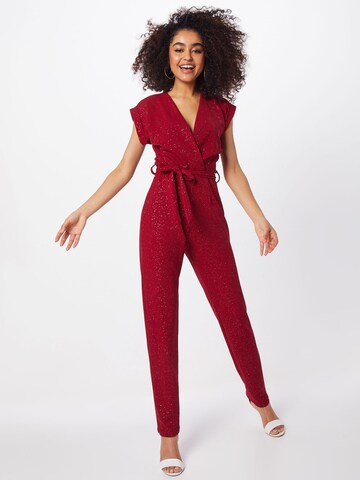 Boohoo Jumpsuit i rød: forside