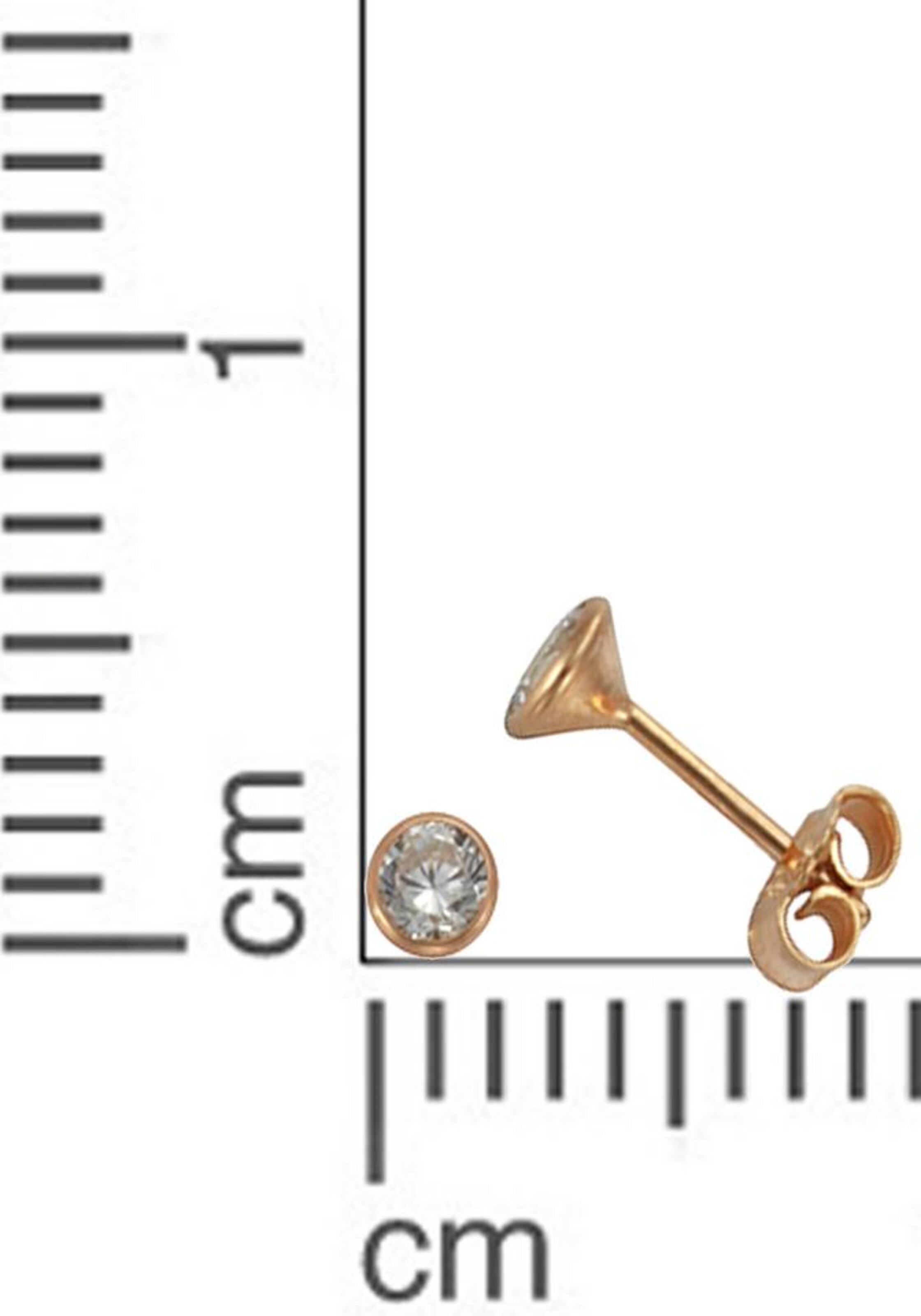 FIRETTI Ohrstecker in Gold