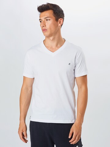 REPLAY Regular fit T-shirt i vit: framsida