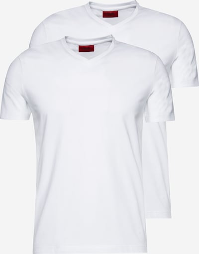 Tricou HUGO pe alb, Vizualizare produs