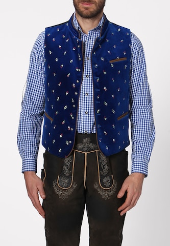 STOCKERPOINT Traditional vest 'Calzado' in Blue