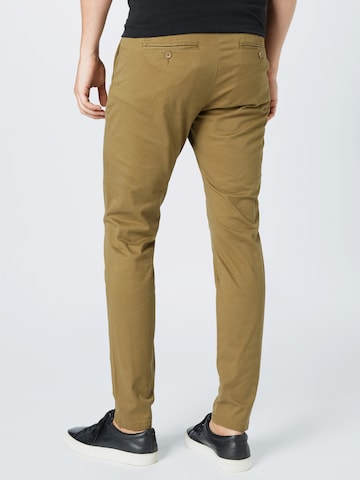 Only & Sons Slimfit Bukser med lægfolder 'Cam' i beige