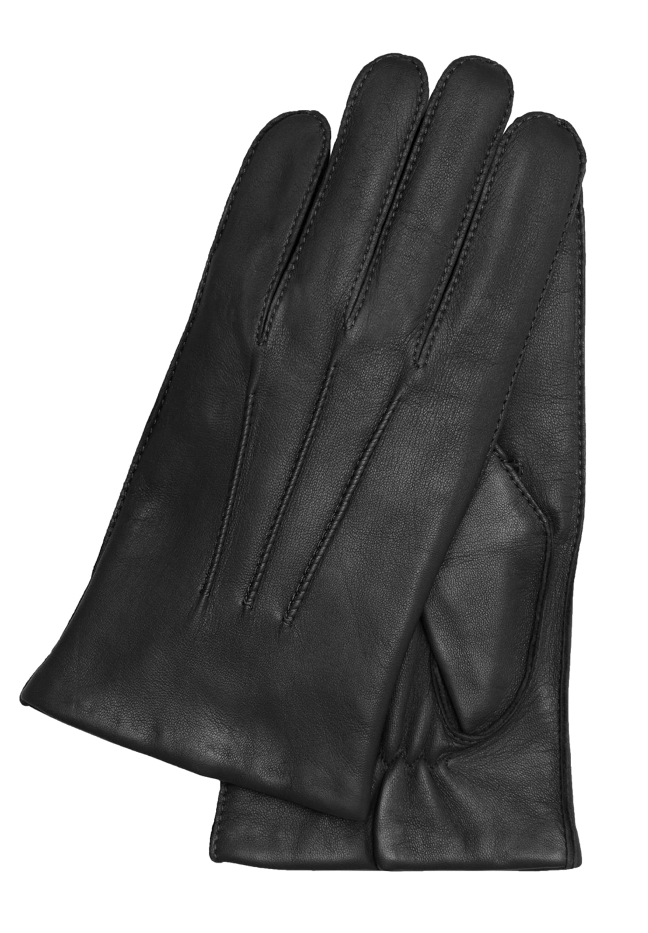 KESSLER Vingerhandschoenen 'Paul' in Zwart: voorkant