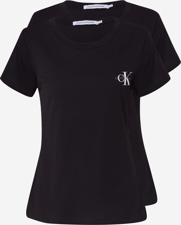 Calvin Klein Jeans T-Shirts in Schwarz: predná strana