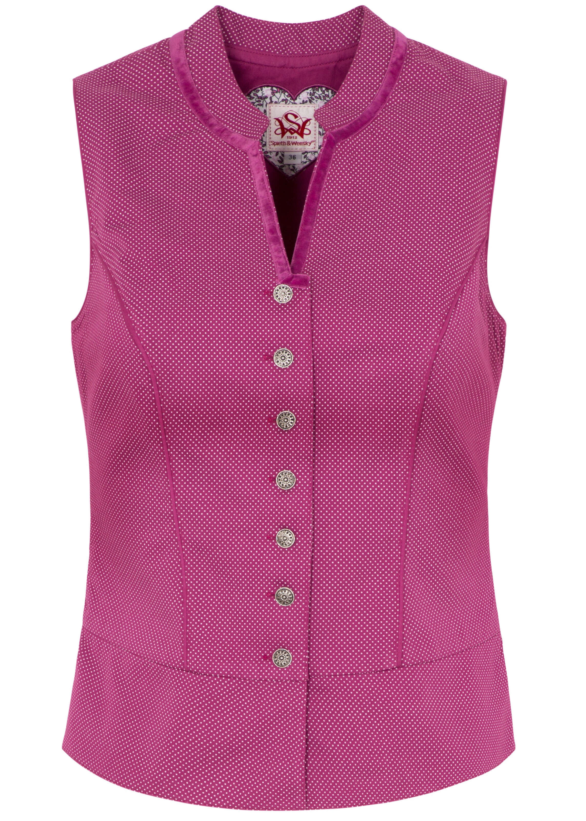 SPIETH & WENSKY - Trachtenmieder 'Maid' in cyclam