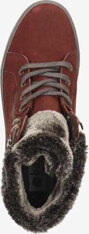 Bama Lace-Up Ankle Boots in Brown