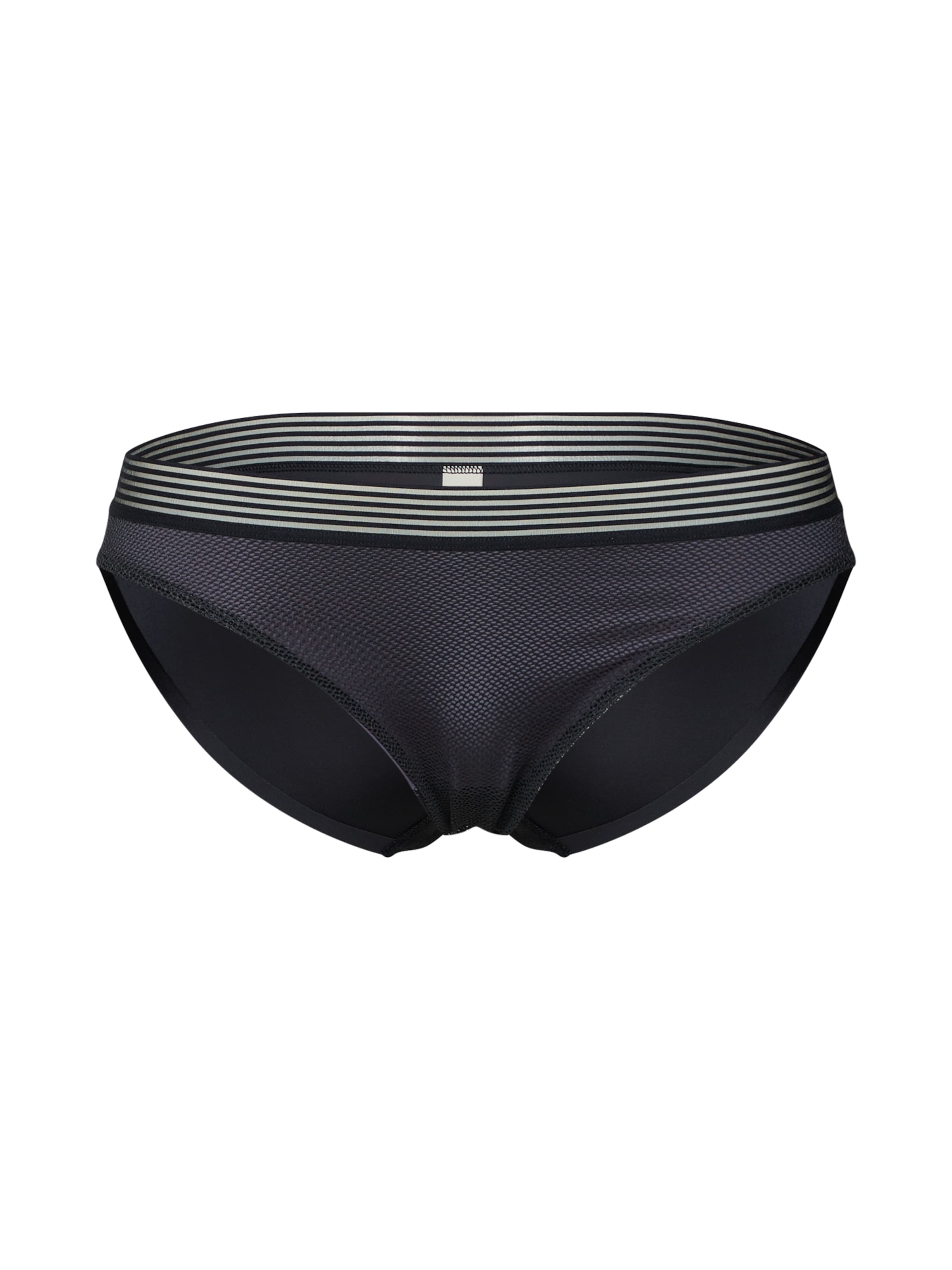 juoda TRIUMPH Moteriškos kelnaitės 'Darling Spotlight': priekis