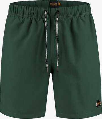 Shiwi Regular Board Shorts 'Mike' in Green: front