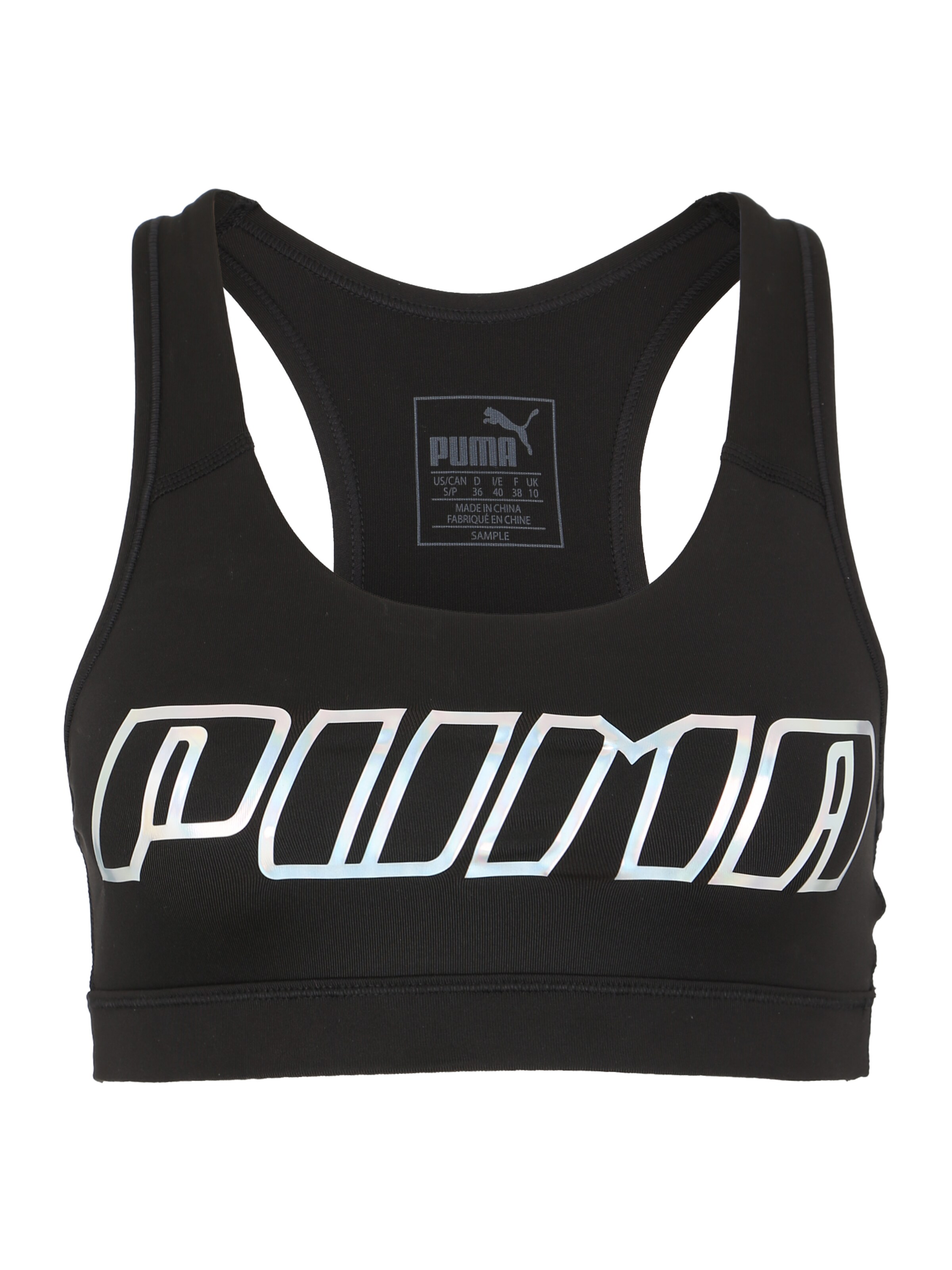 PUMA - Sport bh '4Keeps M' in de kleur Zwart