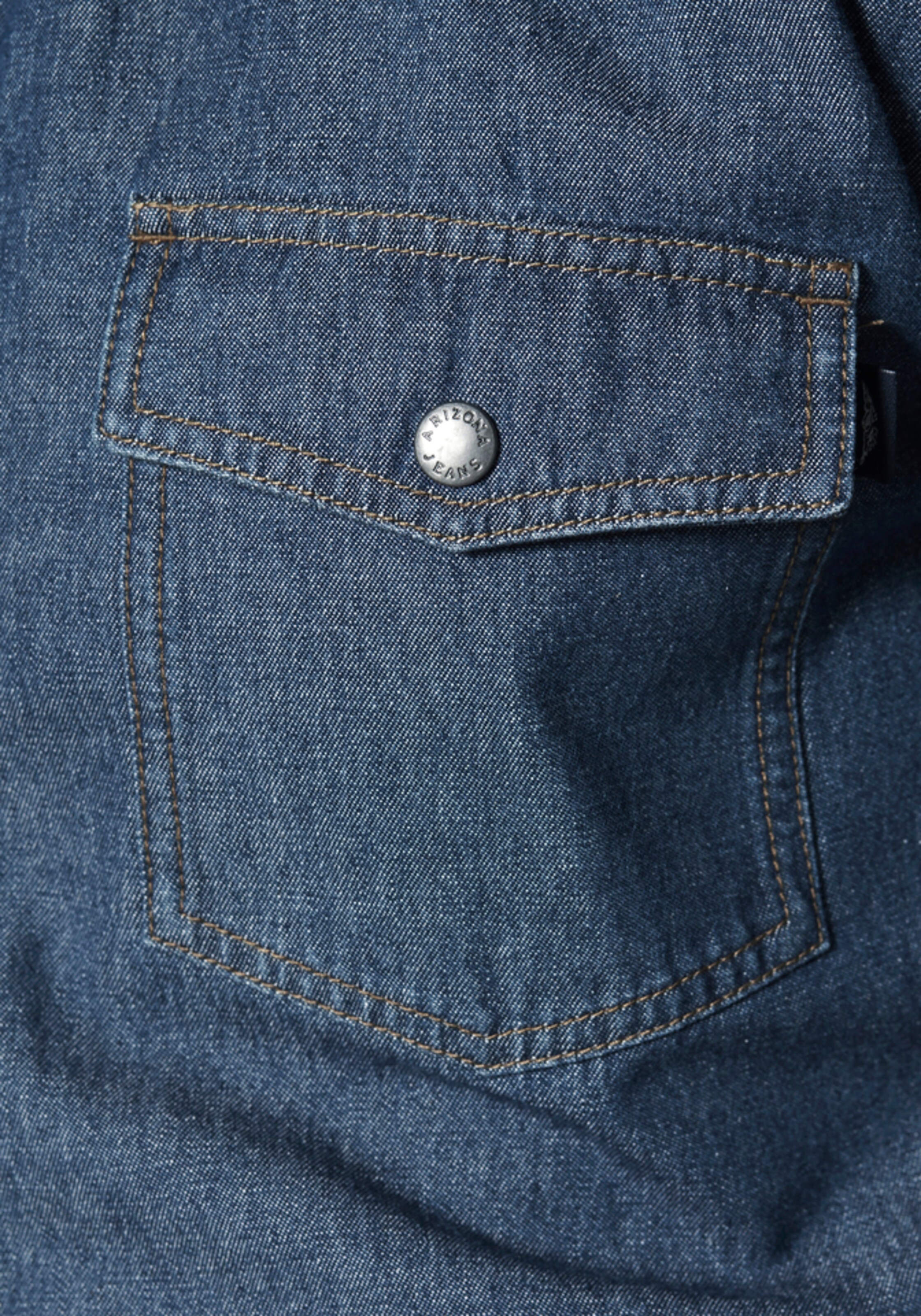 ARIZONA Comfort Fit Hemd in Blau