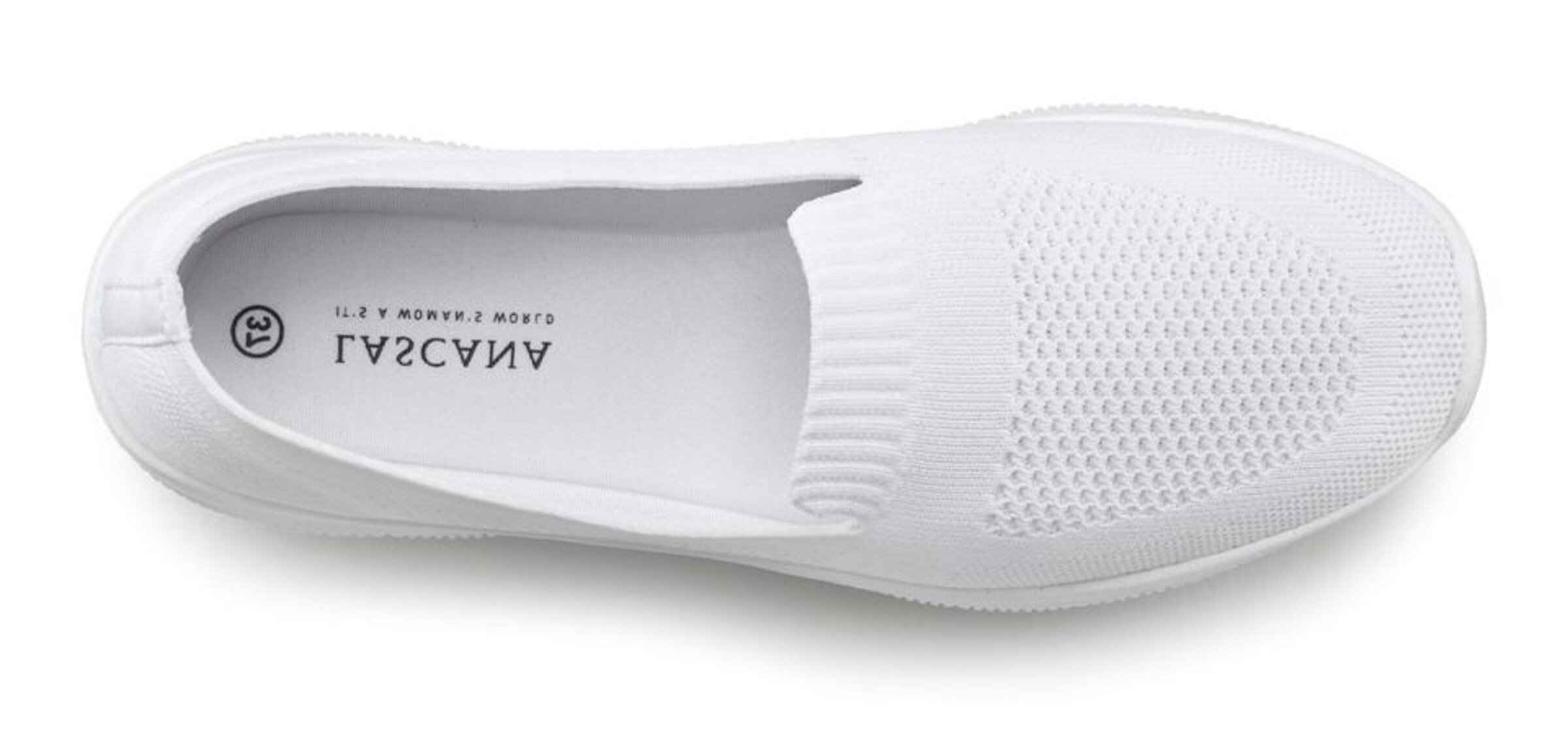 LASCANA Slip On in Weiß