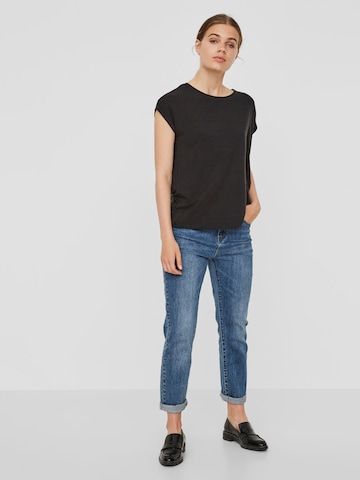 melns VERO MODA T-Krekls 'Ava': no priekšpuses