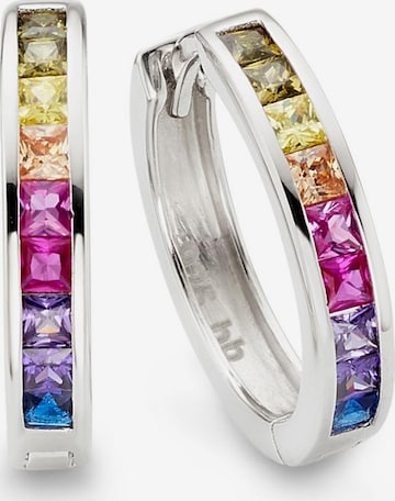 BRUNO BANANI Earrings 'Regenbogen' in Silver: front