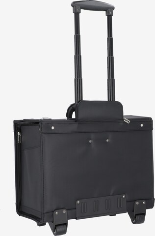 Valise de pilote Alassio en noir