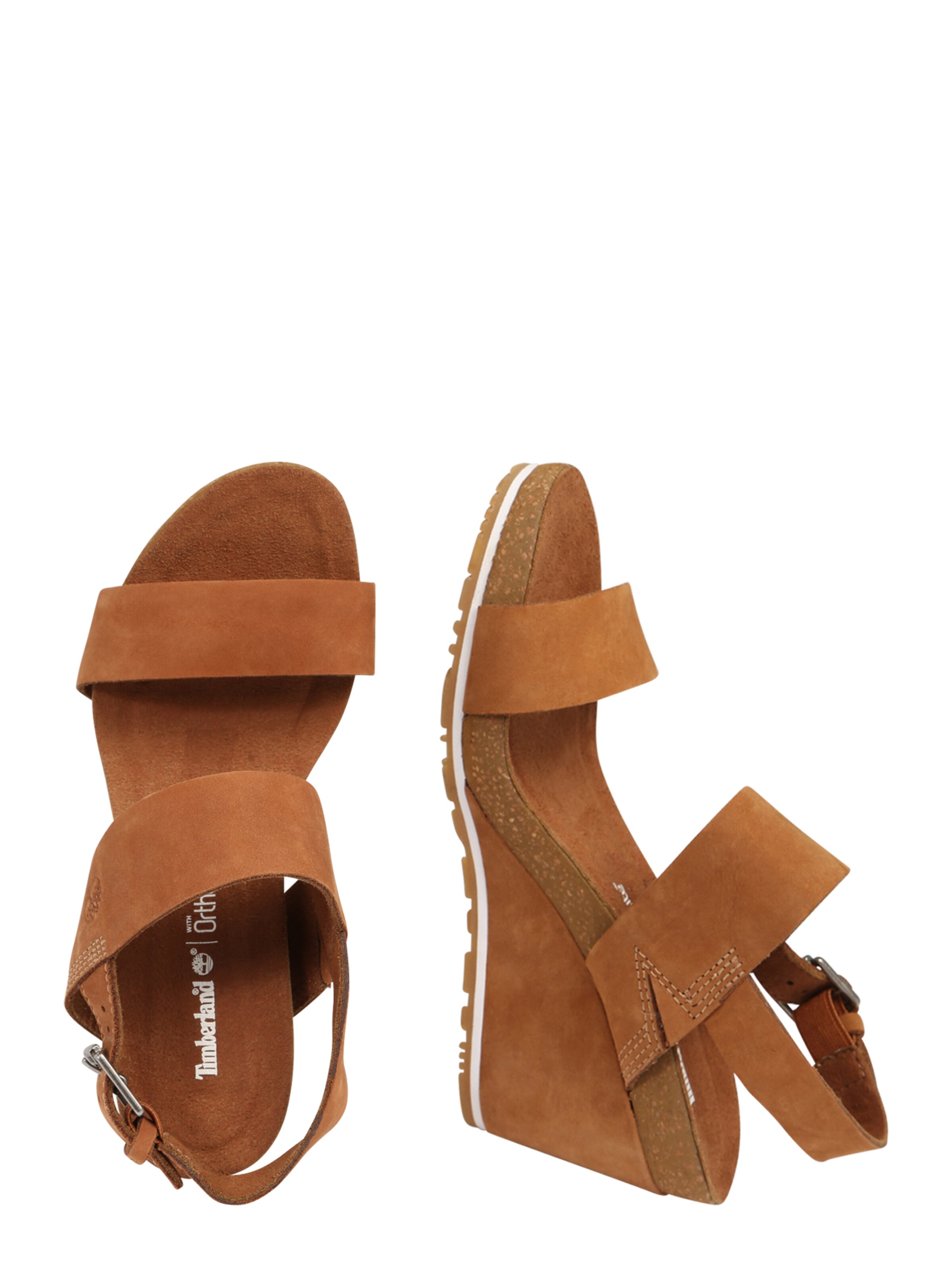 TIMBERLAND Strap Sandals 'Capri Sunset' in Brown: side