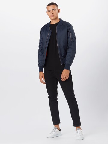 SELECTED HOMME Regular fit Pulóver 'Berg' - fekete