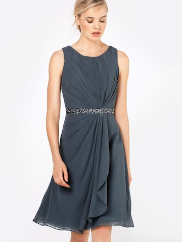 mascara Cocktail dress in Grey: front