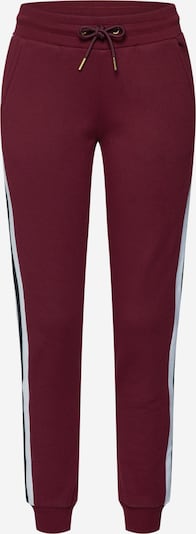 Pantaloni Urban Classics pe roșu bordeaux / negru / alb, Vizualizare produs