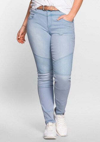 SHEEGO Slimfit Jeans in Blau: predná strana