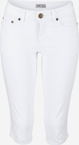 ARIZONA Skinny Jeans in White: front