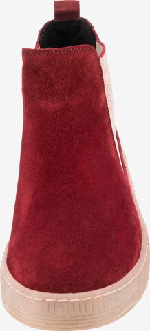 GABOR Chelsea Boots in Red