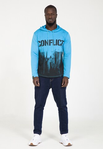 Sweat-shirt PLUS EIGHTEEN en bleu
