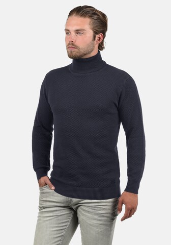 !Solid Sweater 'Karlos' in Blue: front