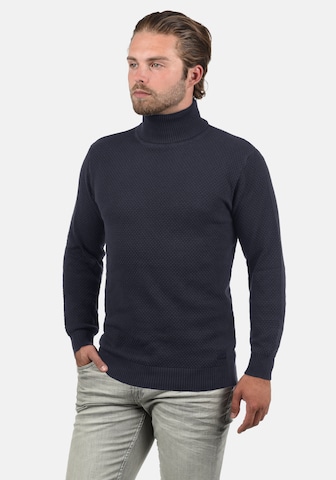 Pull-over 'Karlos' !Solid en bleu : devant