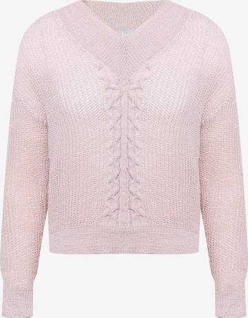 Pull-over Usha en rose : devant